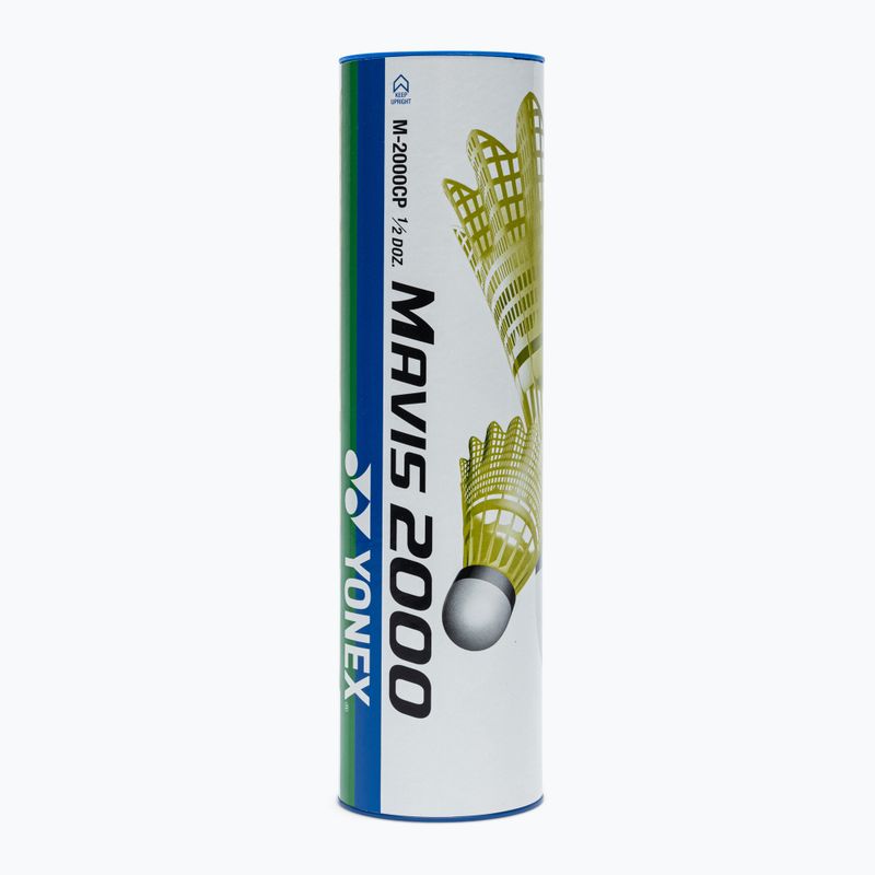 Lotki do badmintona YONEX Mavis 2000 Y medium 6 szt. yellow