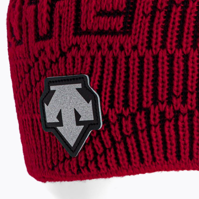 Czapka zimowa męska Descente Summit electric red 3