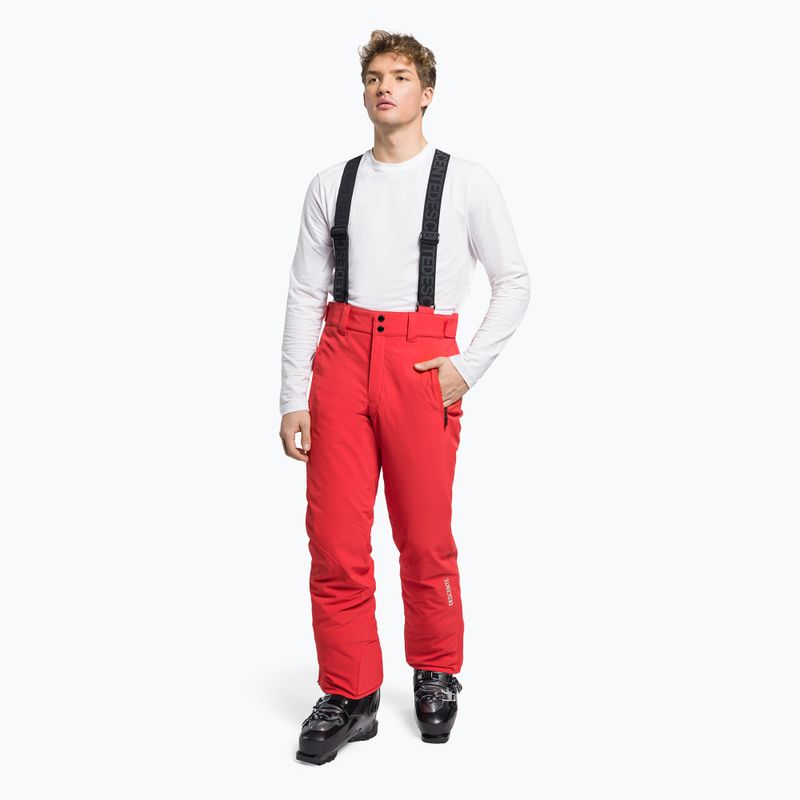 Spodnie narciarskie męskie Descente Swiss electric red