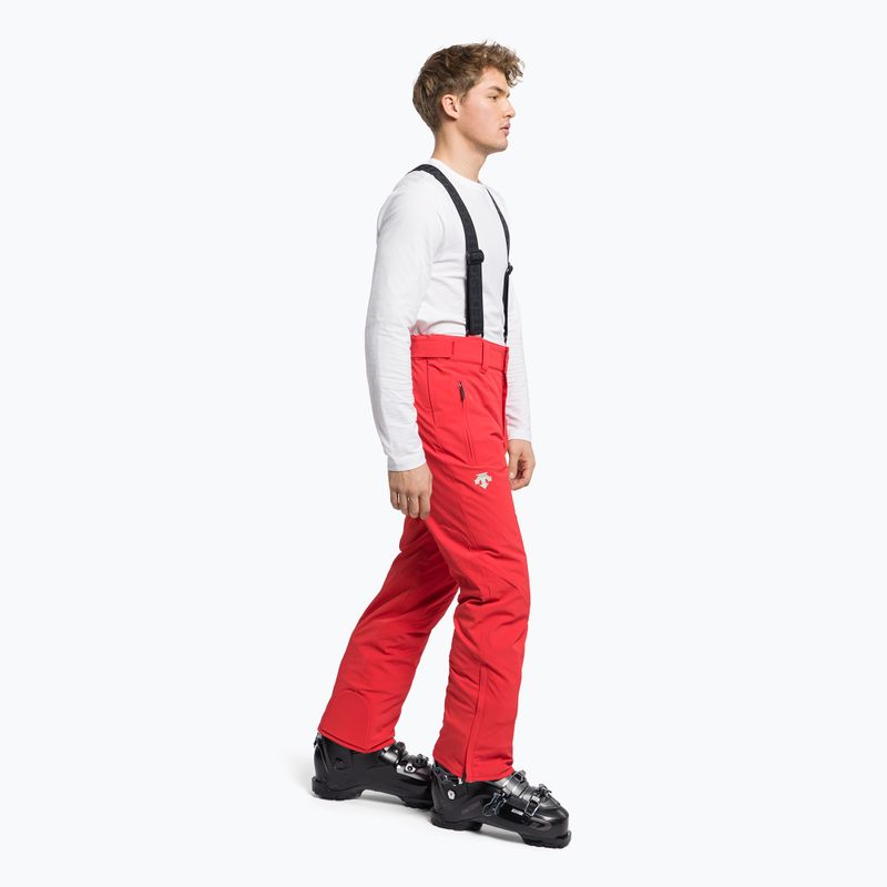 Spodnie narciarskie męskie Descente Swiss electric red 3