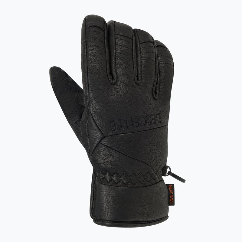 Rękawice narciarskie męskie Descente Leather black 2