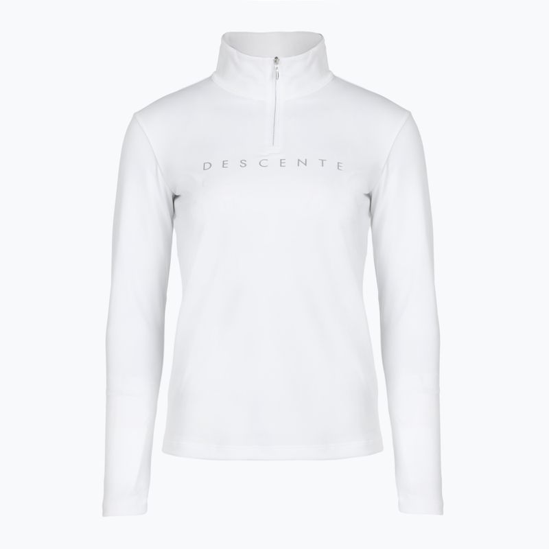 Bluza damska Descente Chest Logo T-Neck super white