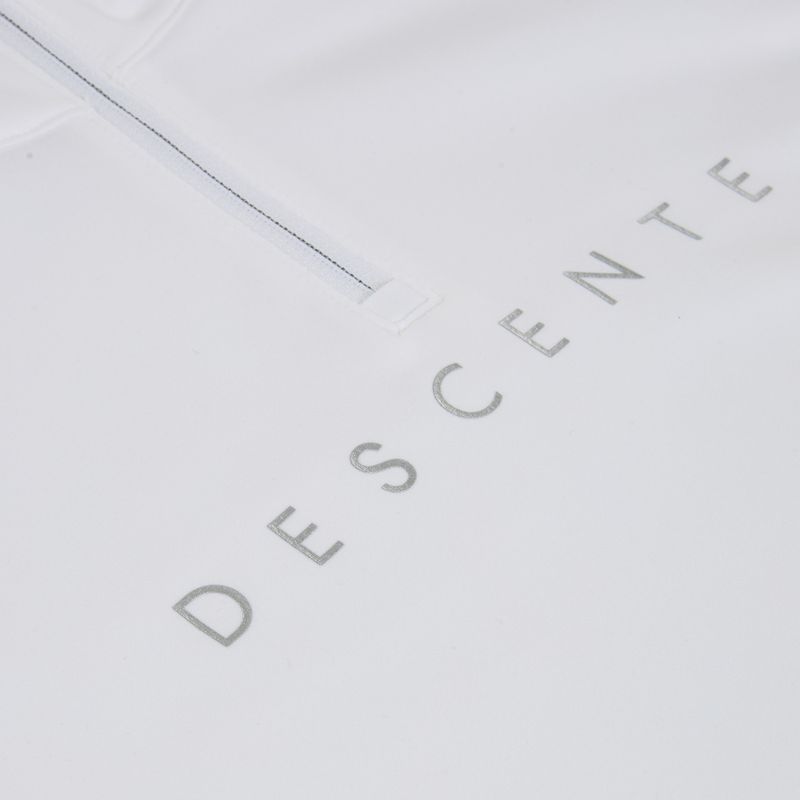 Bluza damska Descente Chest Logo T-Neck super white 3