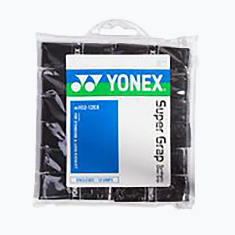 Owijki do rakiet badmintonowych YONEX AC 102-12 12 szt. black