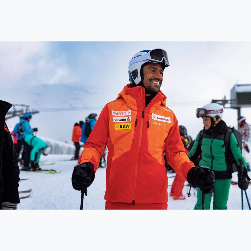 Kurtka narciarska męska Descente Swiss mandarin orange 12