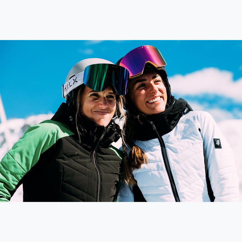 Kurtka narciarska damska Descente Quine super white 7