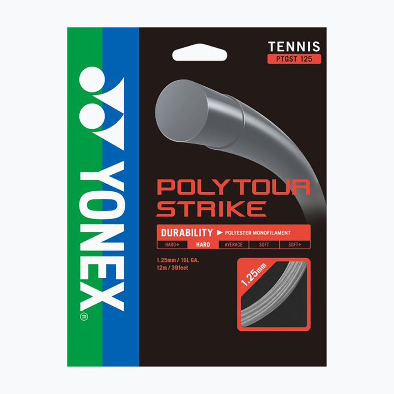 Naciąg tenisowy YONEX Poly Tour Strike Set 12 m gray