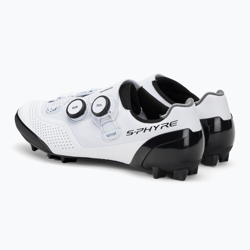 Buty rowerowe MTB męskie Shimano SH-XC902 white 3