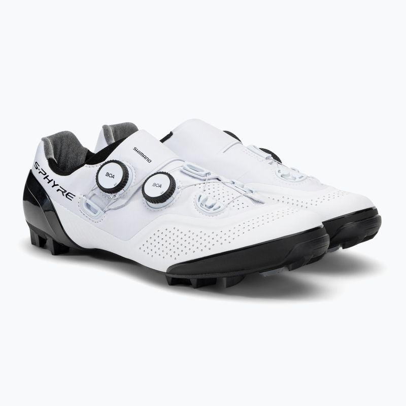 Buty rowerowe MTB męskie Shimano SH-XC902 white 4