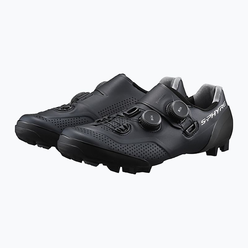 Buty rowerowe MTB męskie Shimano SH-XC902 Wide black 2
