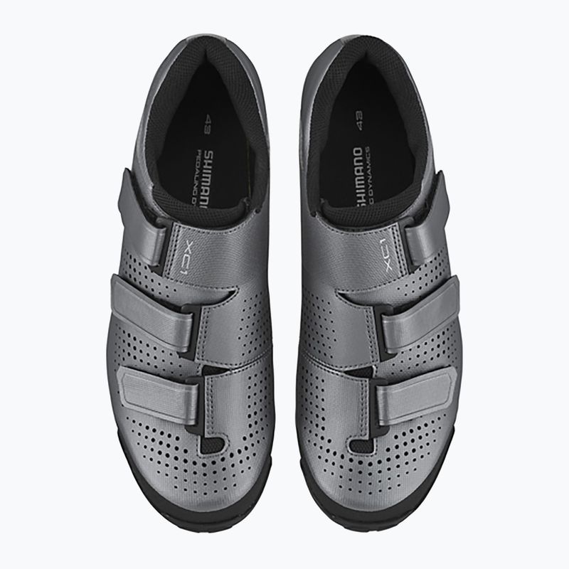 Buty rowerowe MTB męskie Shimano SH-XC100 silver 2