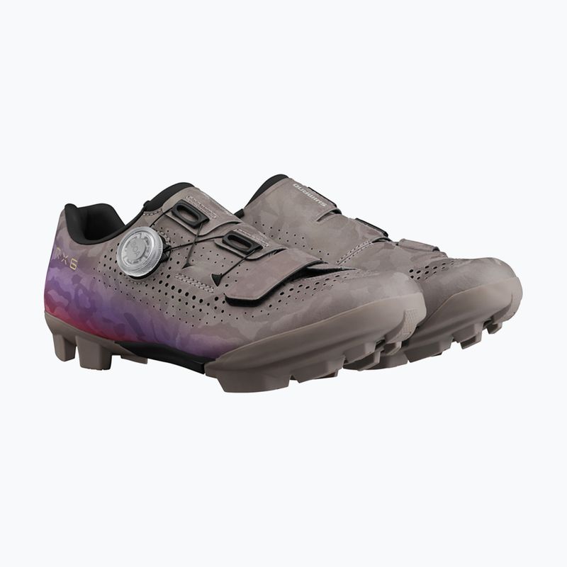 Buty gravelowe damskie Shimano SH-RX600 gray/purple 3