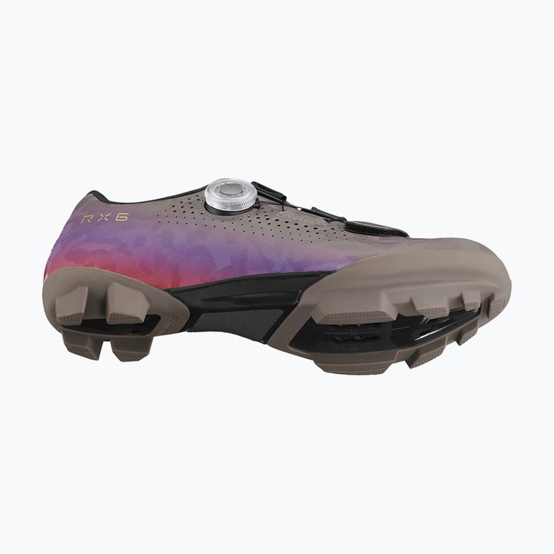 Buty gravelowe damskie Shimano SH-RX600 gray/purple 5