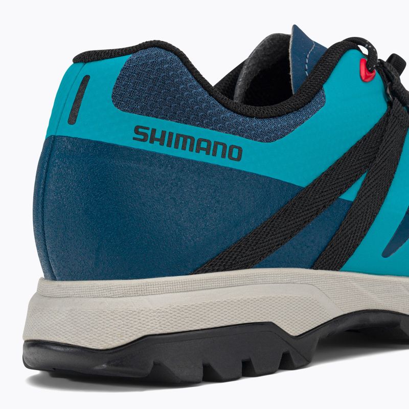 Buty rowerowe platformy damskie Shimano SH-ET500W blue 8