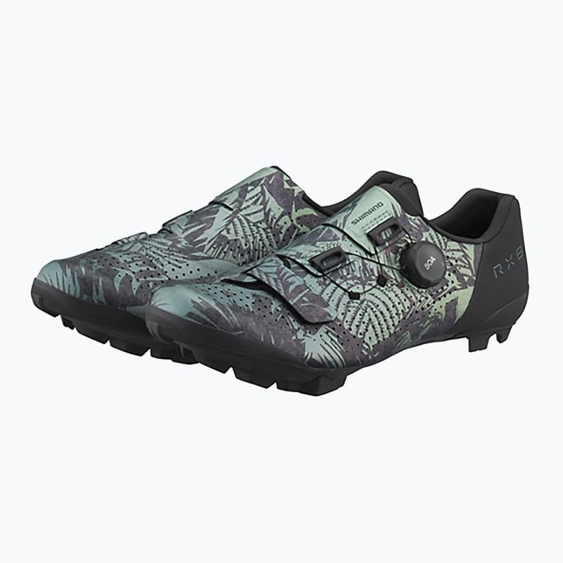 Buty gravelowe męskie Shimano SH-RX801 tropical leaves 2