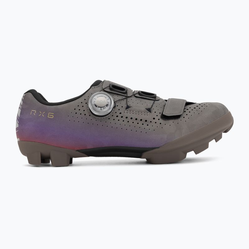 Buty gravelowe damskie Shimano SH-RX600 gray/purple 2