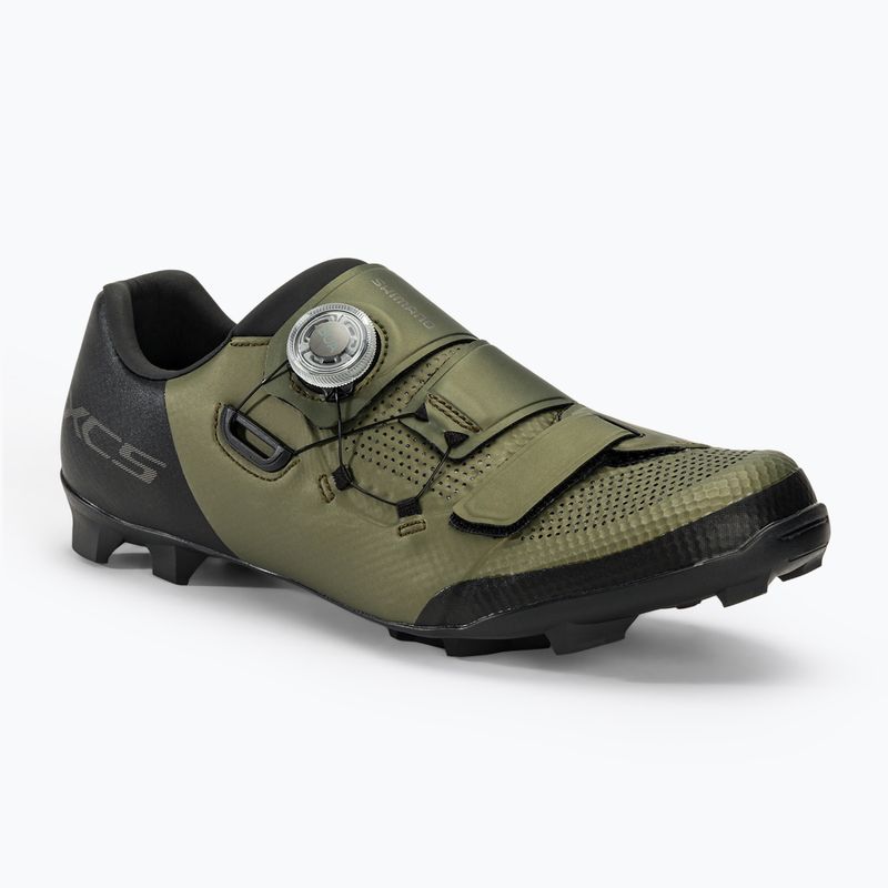 Buty rowerowe MTB męskie Shimano SH-XC502 moss green