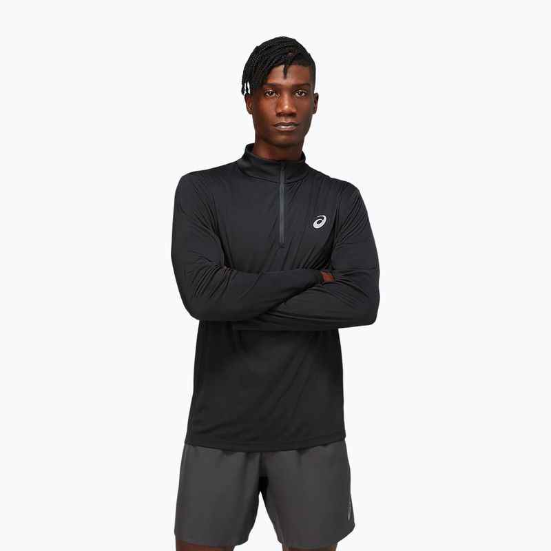 Longsleeve do biegania męski ASICS Core 1/2 Zip Top performance black