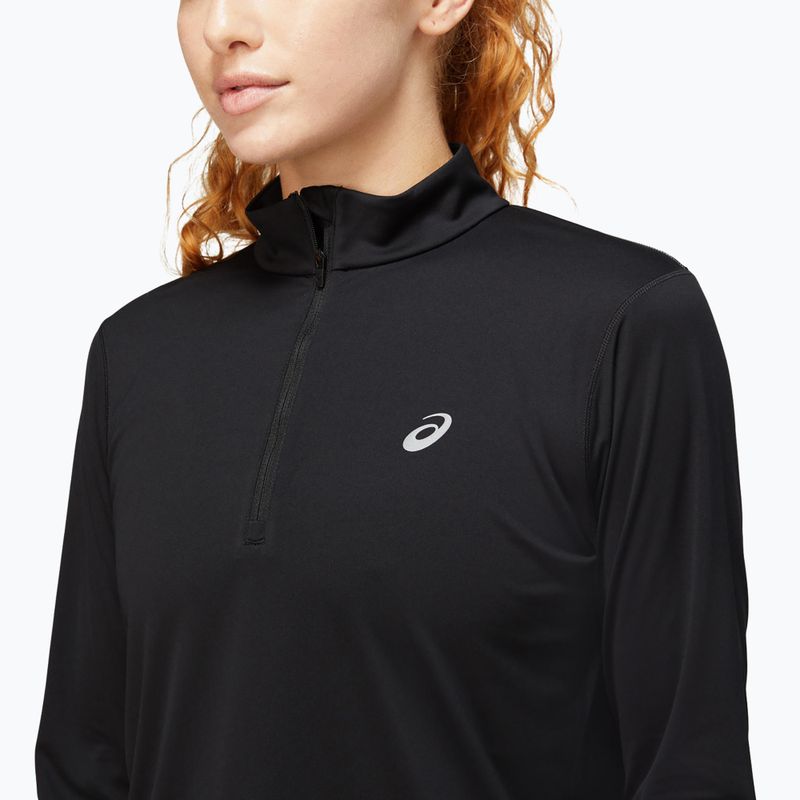 Longsleeve do biegania damski ASICS Core 1/2 Zip Top performance black 5