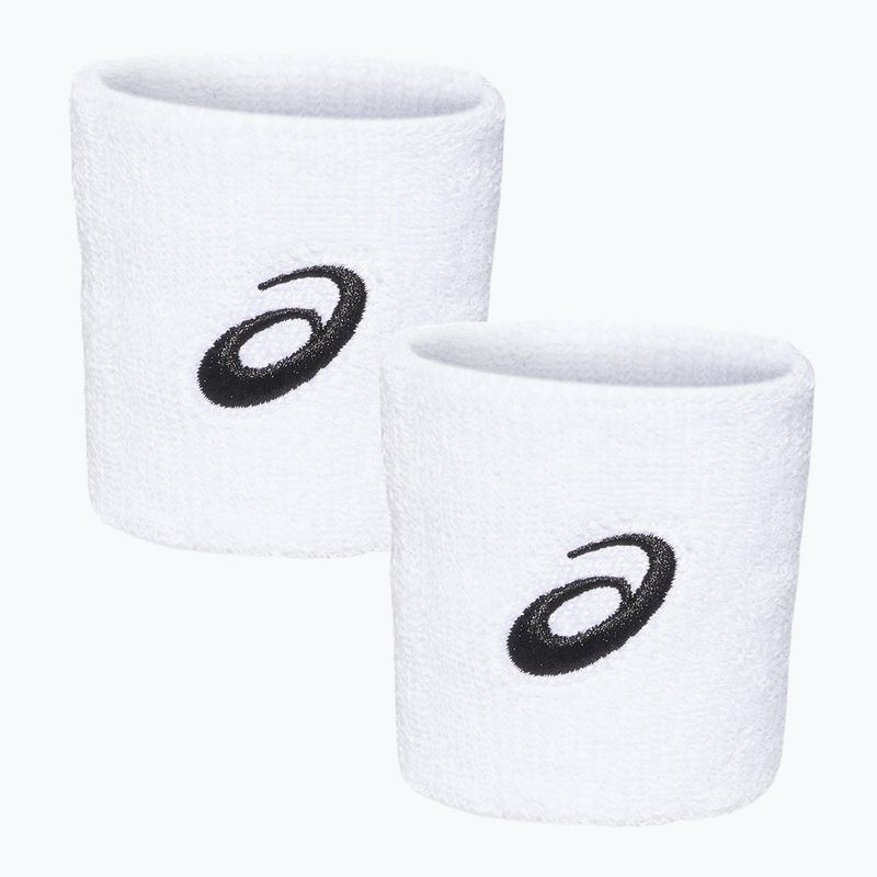 Frotki na nadgarstek ASICS Wrist Band 2 szt. 2024 brilliant white