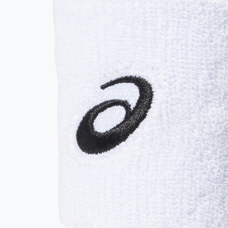 Frotki na nadgarstek ASICS Wrist Band 2 szt. 2024 brilliant white 2