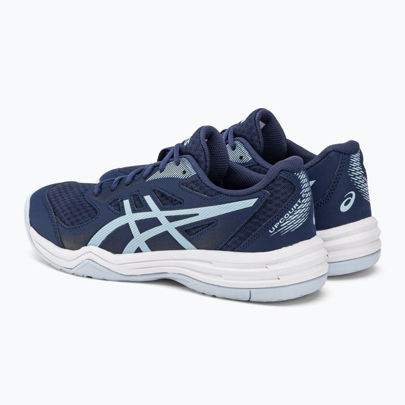 Buty do siatkówki damskie ASICS Upcourt 5 deep ocean/soft sky 3