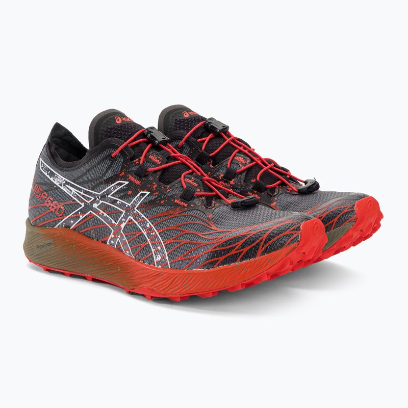 Buty do biegania męskie ASICS Fujispeed black/cherry tomato 4