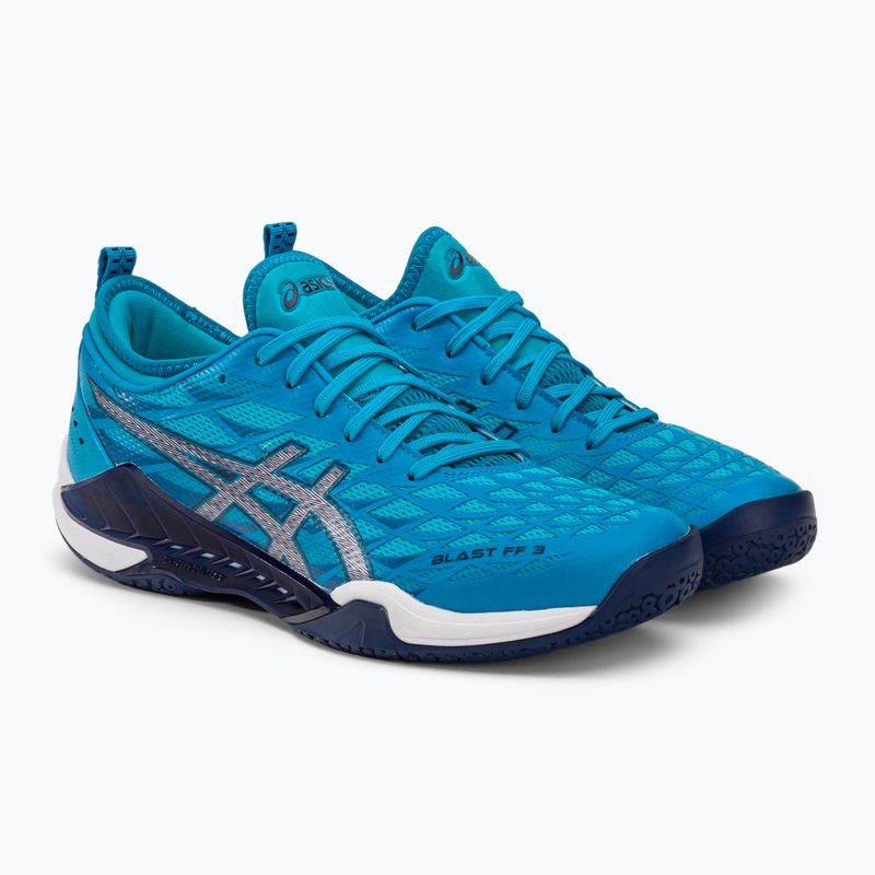 Buty do piłki ręcznej męskie ASICS Blast FF 3 island blue/indigo blue 4