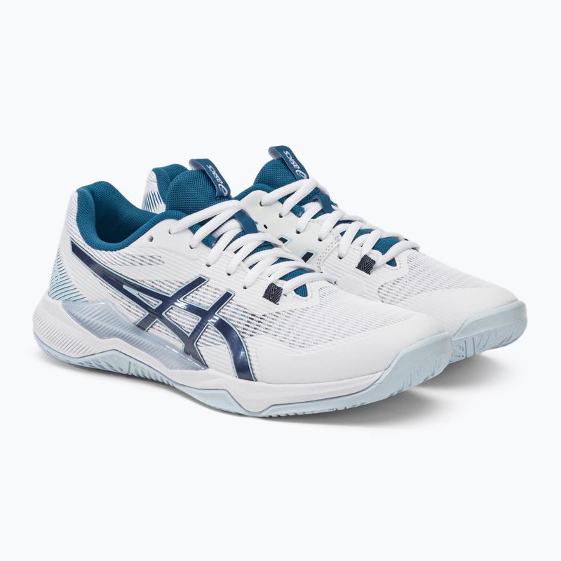 Buty do piłki ręcznej damskie ASICS Gel-Tactic white/indigo blue 4