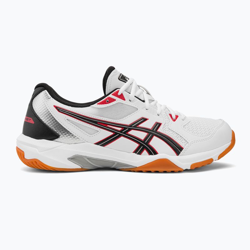 Buty do siatkówki męskie ASICS Gel-Rocket 10 white/classic red 2