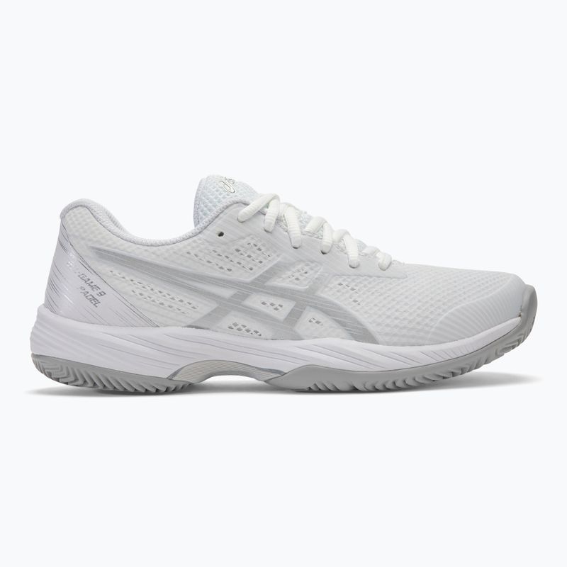 Buty do padla damskie ASICS Gel-Game 9 Padel W white/pure silver 2