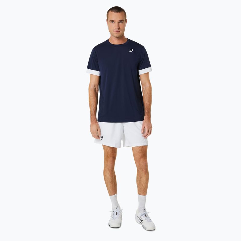 Koszulka tenisowa męska ASICS Court SS Top midnight/brilliant white 2