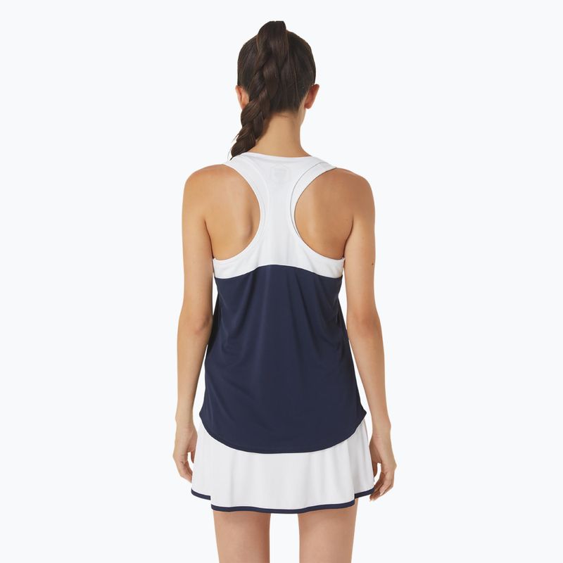 Tank top tenisowy damski ASICS Court Tank midnight/brilliant white 3