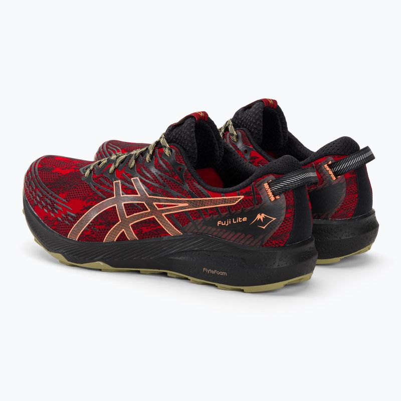 Buty do biegania męskie ASICS Fuji Lite 3 electric red/black 3