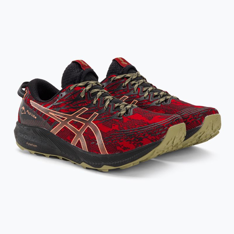 Buty do biegania męskie ASICS Fuji Lite 3 electric red/black 4