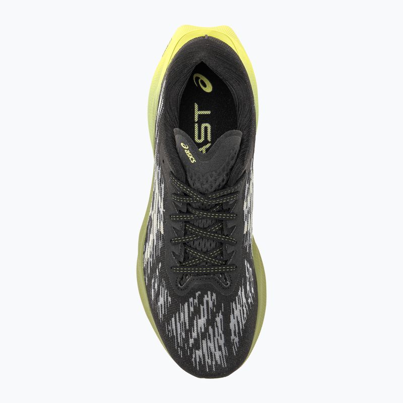 Buty do biegania męskie ASICS Novablast 3 black/dried leaf green 6