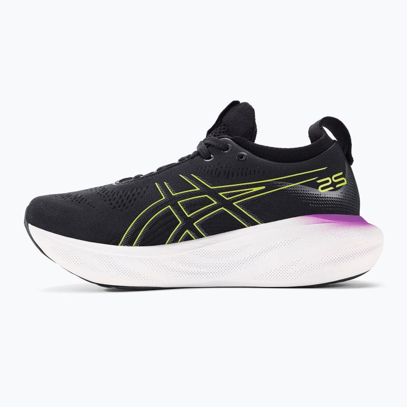 Buty do biegania damskie ASICS Gel-Nimbus 25 black/glow yellow 10