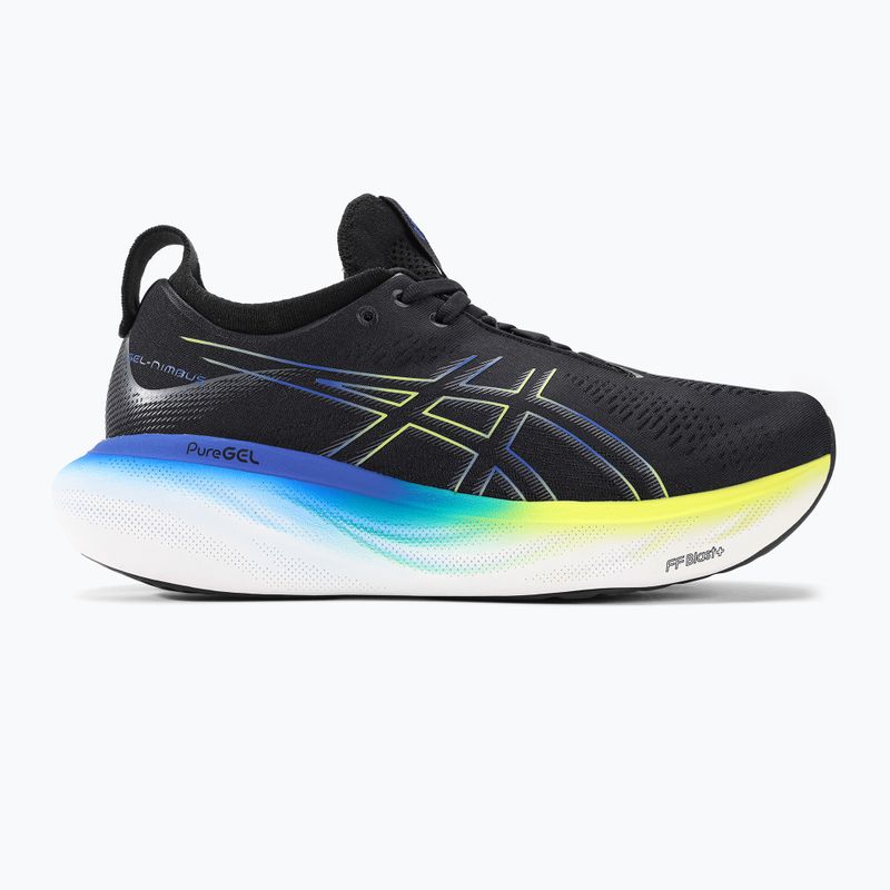 Buty do biegania męskie ASICS Gel-Nimbus 25 black/glow yellow 2