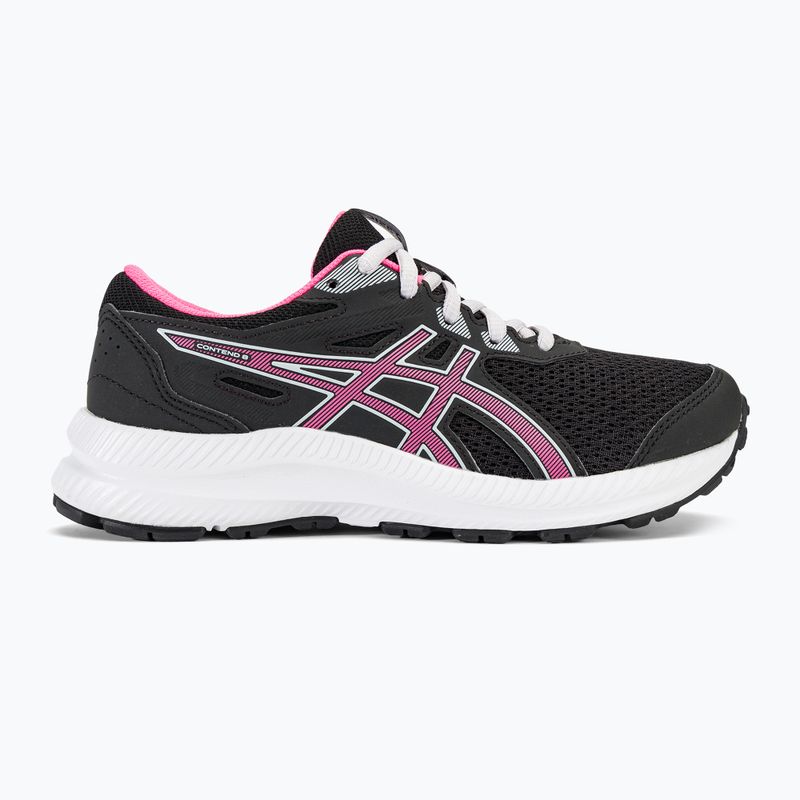 Buty do biegania dziecięce ASICS Contend 8 GS black/hot pink 2