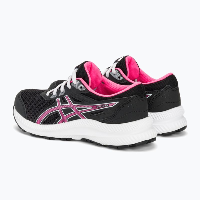 Buty do biegania dziecięce ASICS Contend 8 GS black/hot pink 4