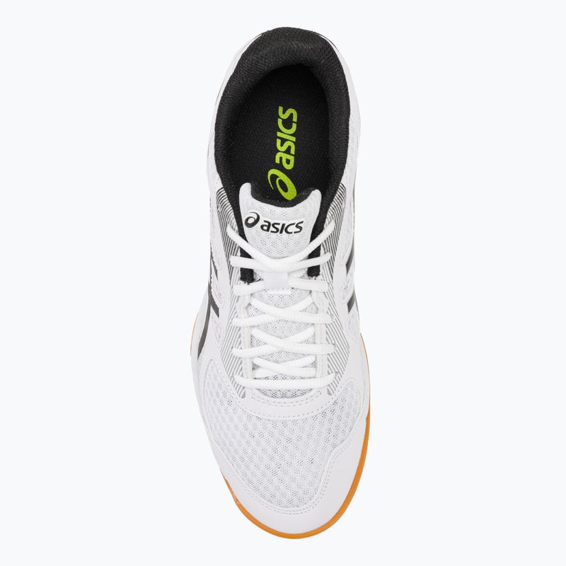 Buty do siatkówki męskie ASICS Upcourt 5 white/safety yellow 7