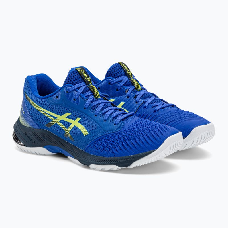 Buty męskie ASICS Netburner Ballistic FF 3 illusion blue/ glow yellow 5