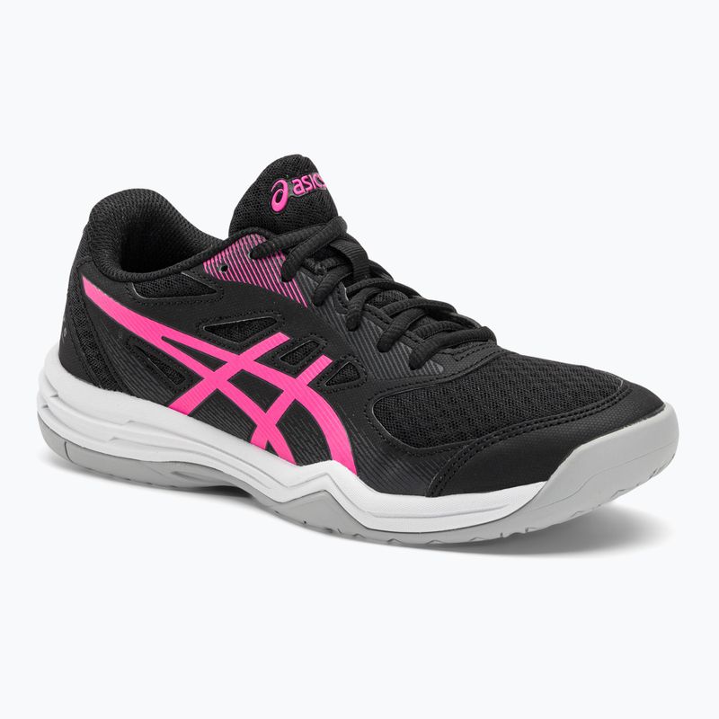 Buty do siatkówki damskie ASICS Upcourt 5 black/hot pink