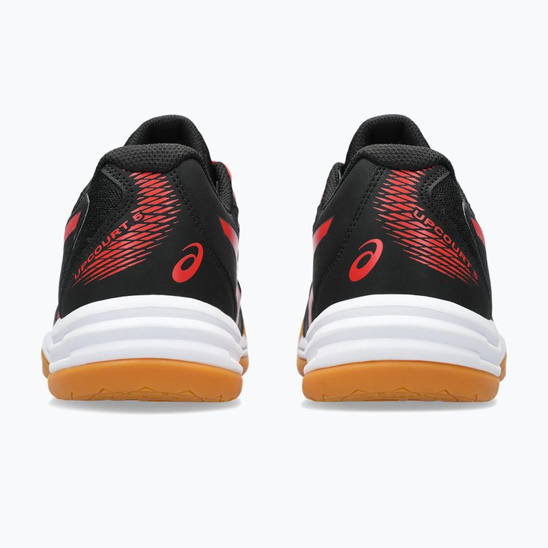 Buty do siatkówki męskie ASICS Upcourt 5 black/classic red 8