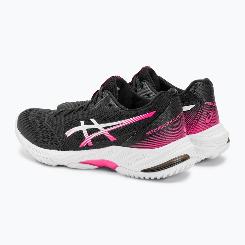 Buty damskie ASICS Netburner Ballistic FF 3 black/ hot pink 4