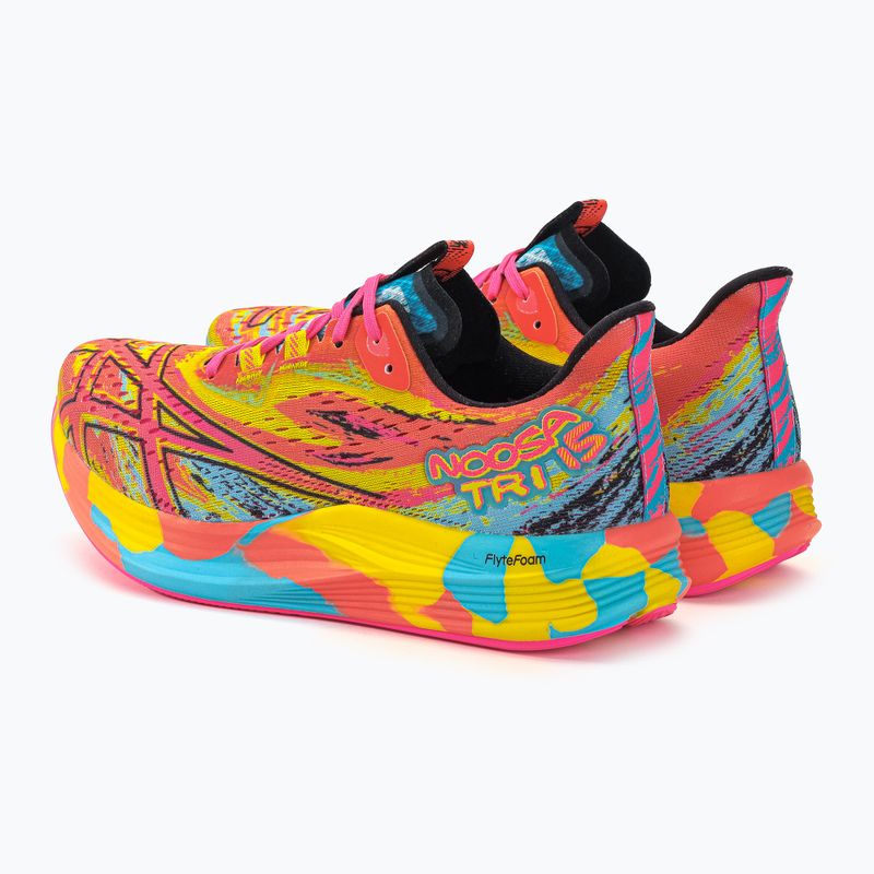 Buty do biegania damskie ASICS Noosa Tri 15 aquarium/vibrant yellow 3