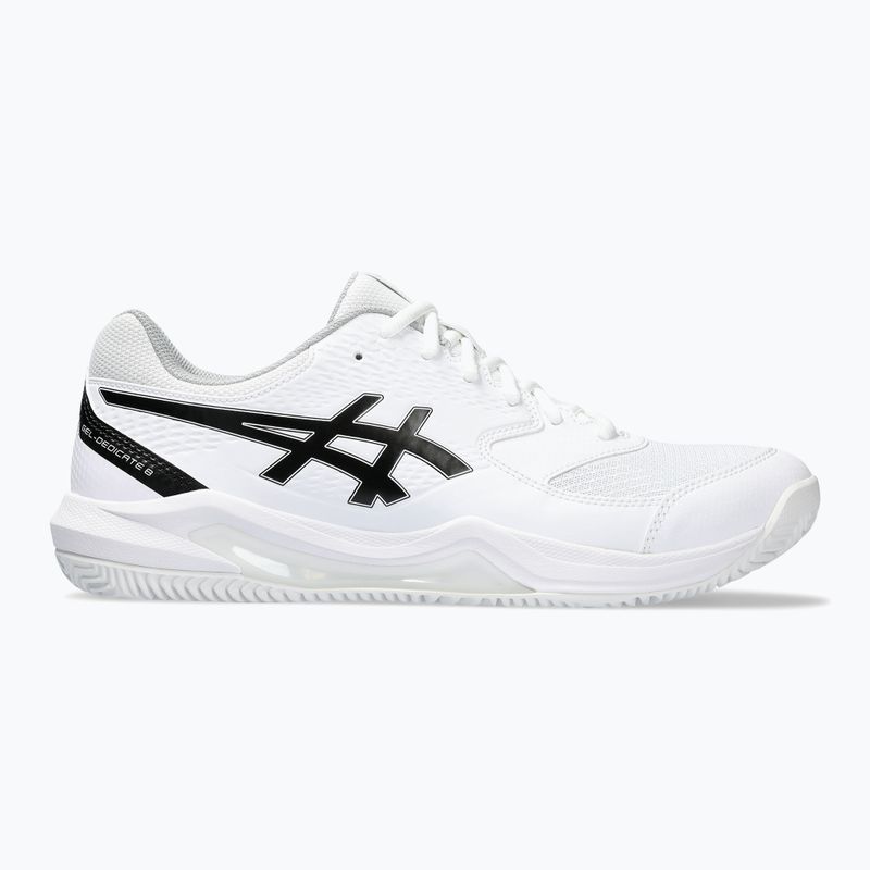 Buty do tenisa męskie ASICS Gel-Dedicate 8 Clay white/black