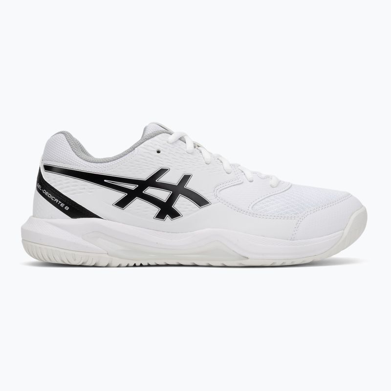 Buty do tenisa męskie ASICS Gel-Dedicate 8 white/black 2