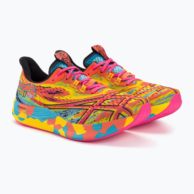 Buty do biegania męskie ASICS Noosa Tri 15 aquarium/vibrant yellow 4