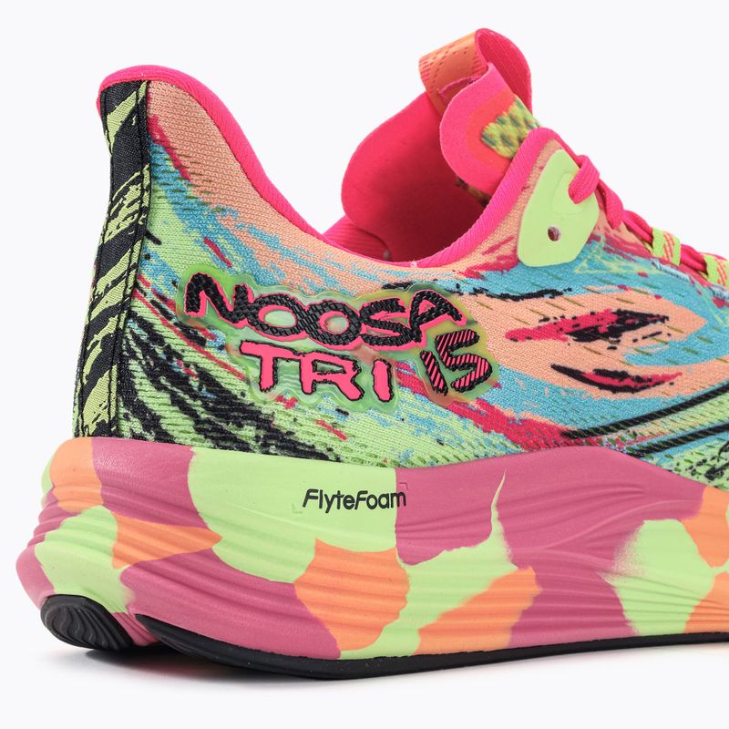 Buty do biegania damskie ASICS Noosa Tri 15 summer dune/lime green 9